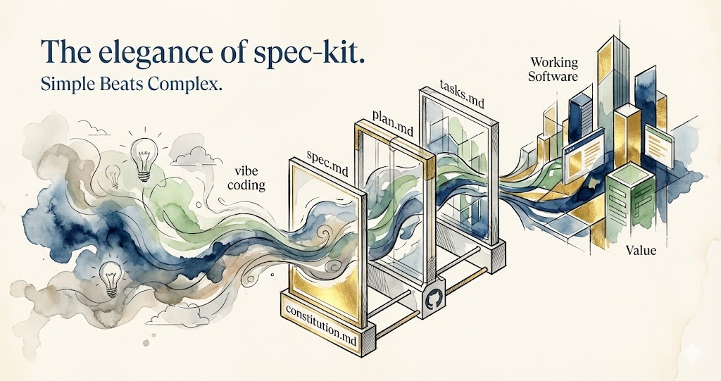 Spec-Kit architecture: four files and five commands powering specification-driven development